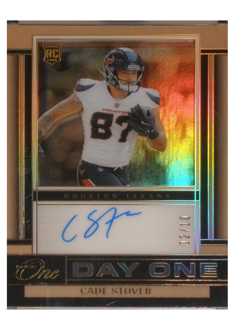 2024 Panini One Day One Autographs Cade Stover #143 card