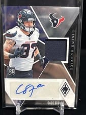 2024 Panini Phoenix Rising Rookie Autographs Jersey Cade Stover #RRAJ-CSR card