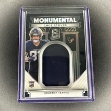 2024 Panini Spectra Monumental Memorabilia Cade Stover #MM-CSR card