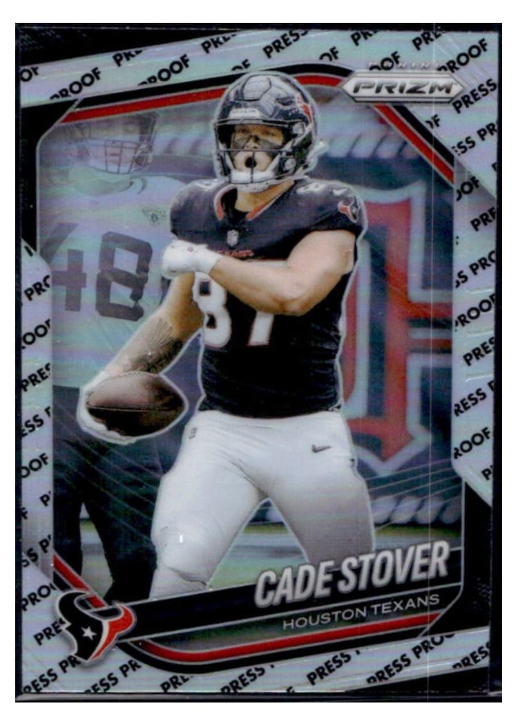 2025 Panini Prizm Base Set Cade Stover Press Proof #101 card