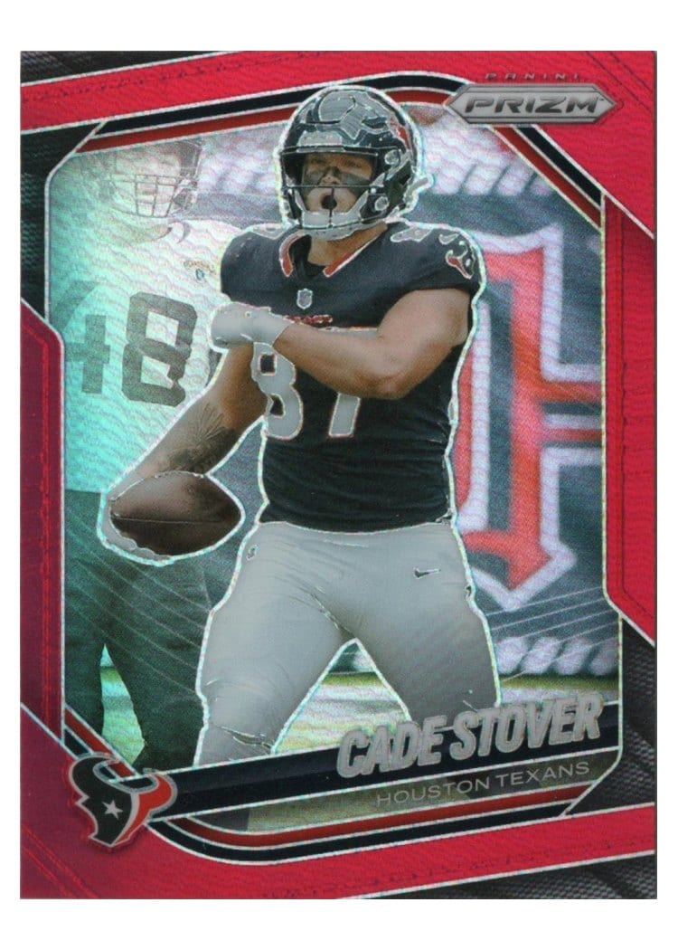 2025 Panini Prizm Base Set Cade Stover Red #101 card