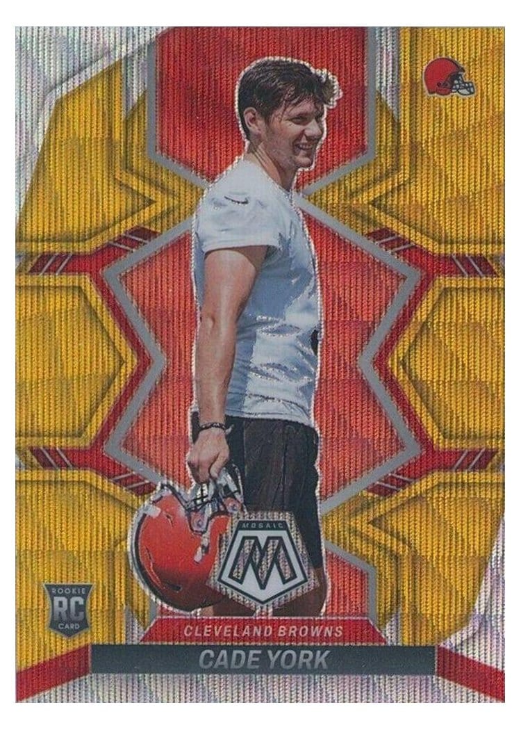 2022 Panini Mosaic Base Set Cade York #399 card