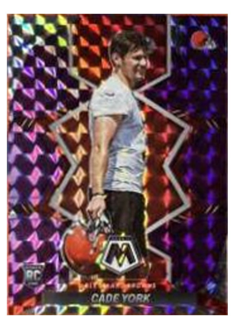 2022 Panini Mosaic Base Set Cade York #399 card