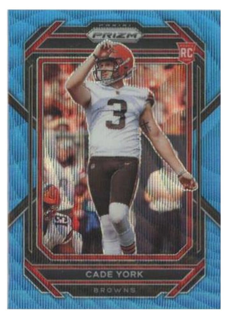 2022 Panini Prizm Base Set Cade York #400 card