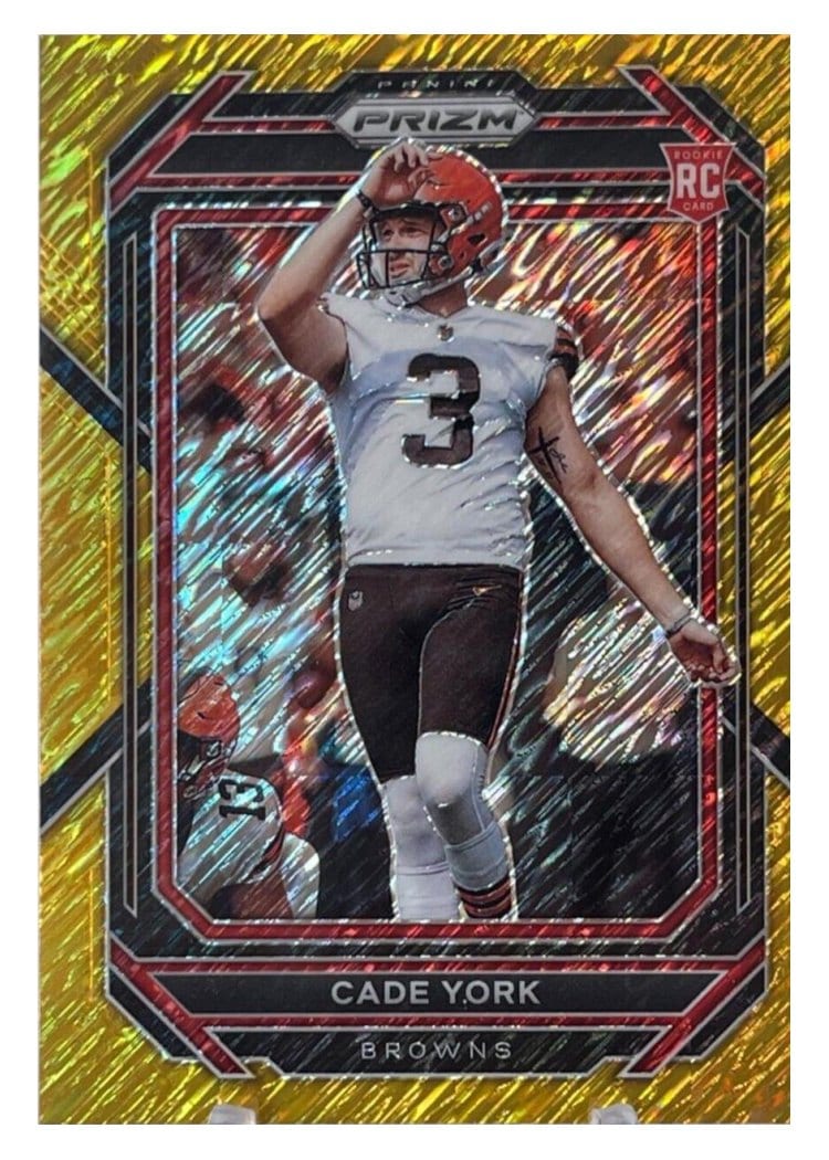 2022 Panini Prizm Base Set Cade York #400 card