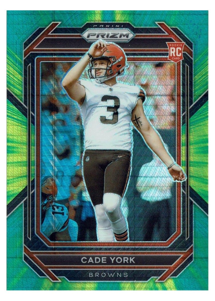 2022 Panini Prizm Base Set Cade York #400 card