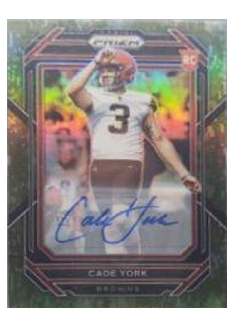 2022 Panini Prizm Base Set Cade York #400 card