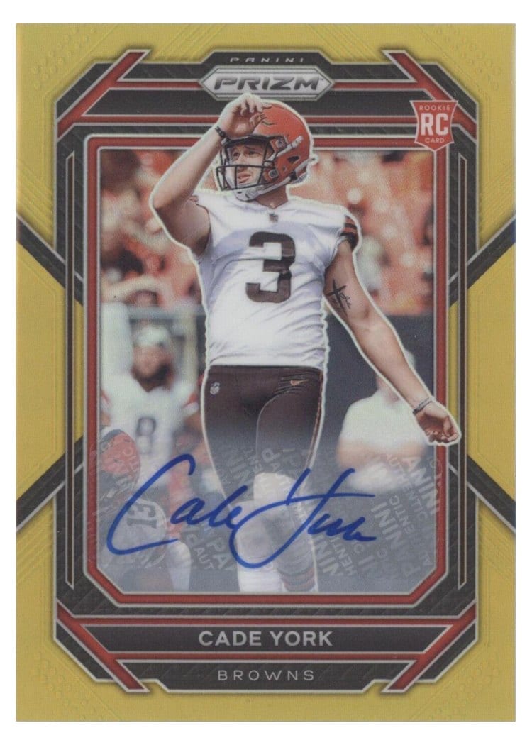 2022 Panini Prizm Base Set Cade York #400 card