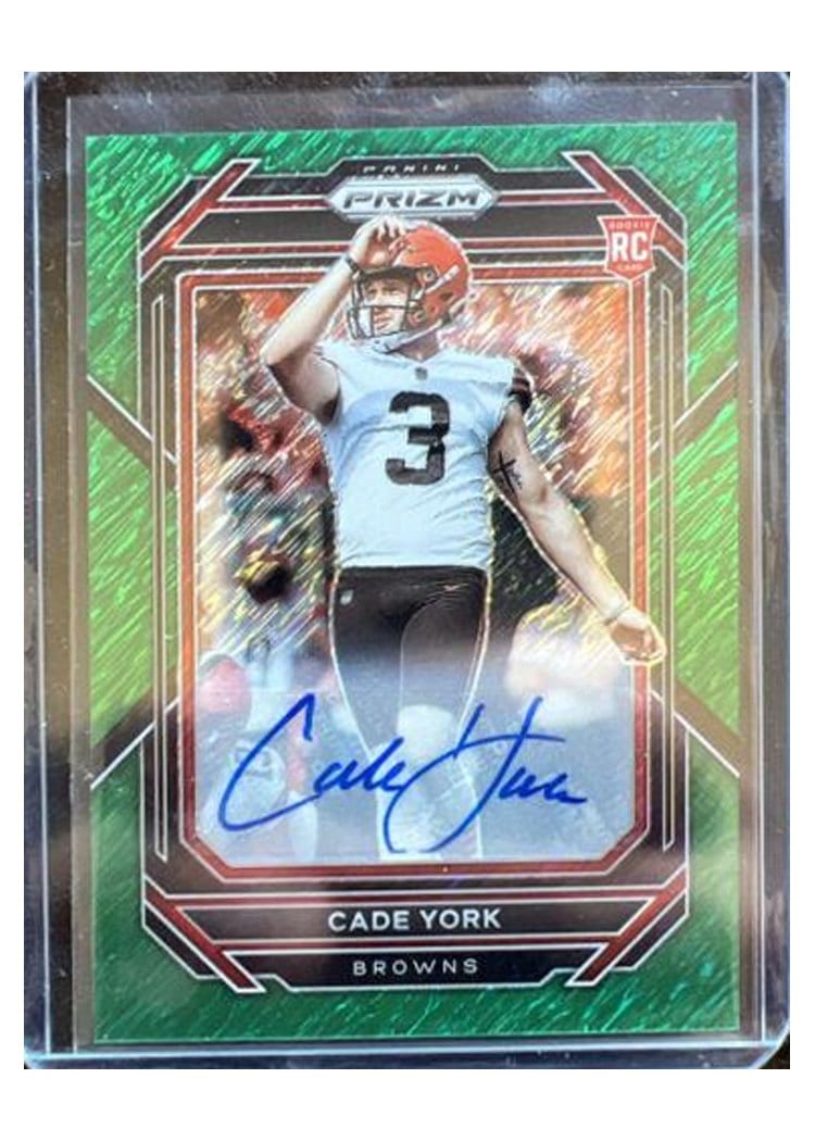 2022 Panini Prizm Base Set Cade York #400 card