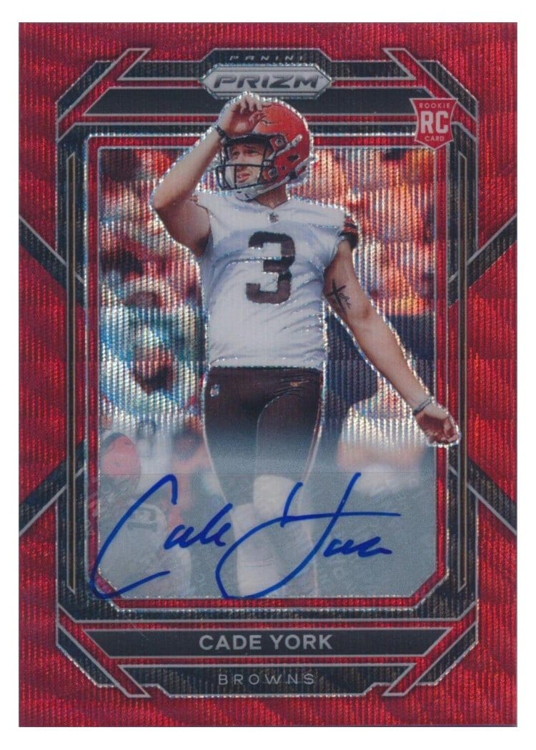 2022 Panini Prizm Base Set Cade York #400 card