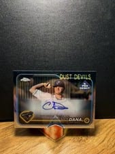 2024 Topps Pro Debut Chrome Autographs Caden Dana #PDC-58 card