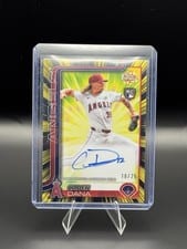 2025 Topps Chrome Radiating Rookie Autographs Caden Dana #RRA-CD card