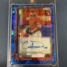 2025 Topps Chrome Sapphire Rookie Autographs Sapphire Caden Dana #RA-CAD