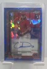 2025 Topps Chrome Update Sapphire Chrome Sapphire Autographs Caden Dana #USA-CDA card