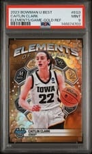 2023-24 Bowman University Best Elements of the Game Caitlin Clark #EG-3 card