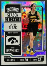 2024 Panini Caitlin Clark Collection College Contenders Caitlin Clark #CC3 card