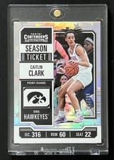2024 Panini Caitlin Clark Collection College Contenders Caitlin Clark #CC4 card