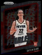 2024 Panini Prizm WNBA Fearless Caitlin Clark #10 card
