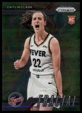 2024 Panini Prizm WNBA Fractal Caitlin Clark #1 card