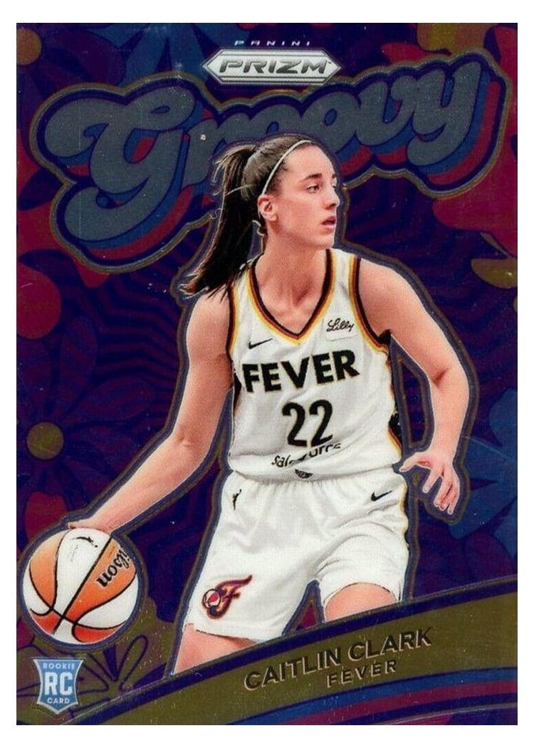 2024 Panini Prizm WNBA Groovy Caitlin Clark #13 card