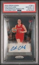 2024 Panini Prizm WNBA Throwback Signatures Caitlin Clark #TB-CC card