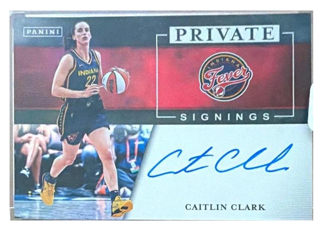 2025-26 Donruss WNBA Private Signings Caitlin Clark #8 card