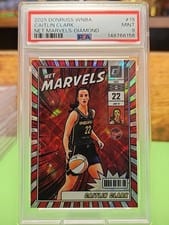 2025 Panini Donruss WNBA Net Marvels Caitlin Clark #19 card