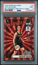 2025 Panini Donruss WNBA Net Marvels Caitlin Clark #19 card