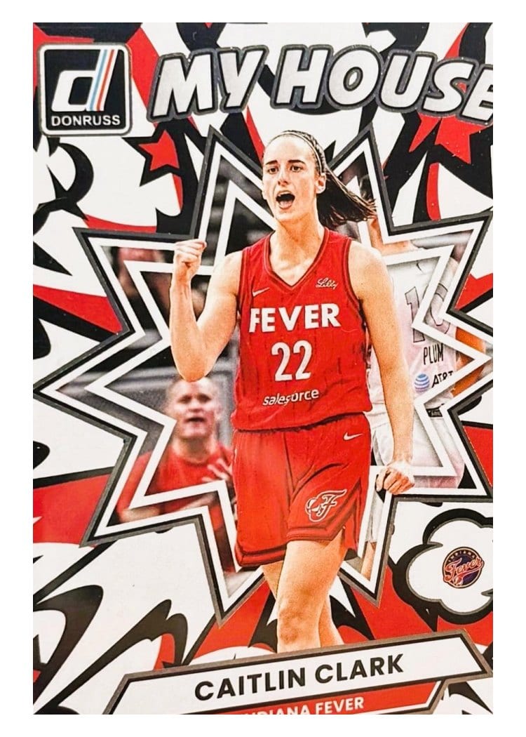 2025 Panini Prizm WNBA Throwback Signatures Caitlin Clark #4 card