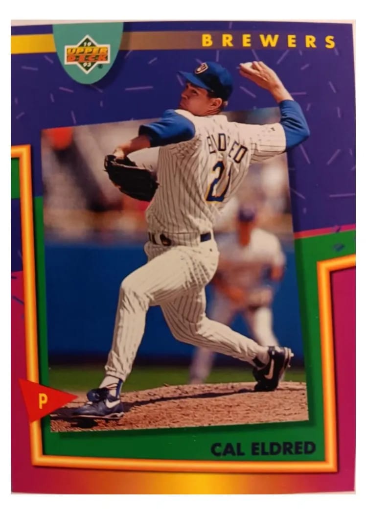 1993 Upper Deck Fun Pack Cal Eldred #70 card