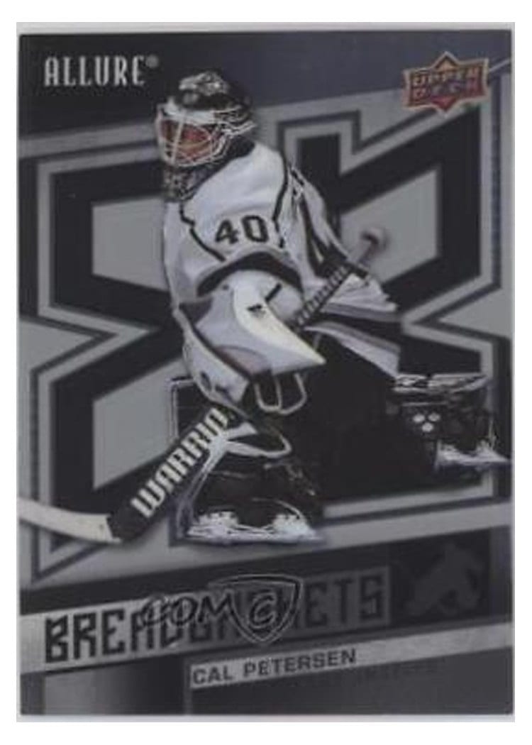 2021-22 Upper Deck Allure Breadbaskets Cal Petersen #BB-17 card