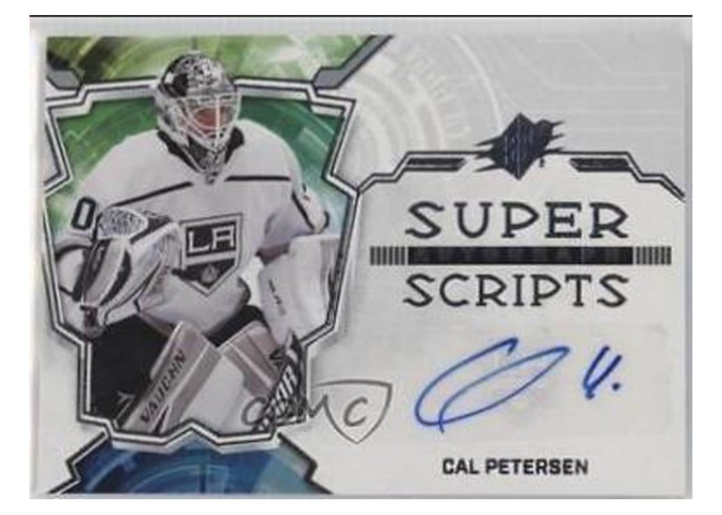 2022-23 SPx Superscripts Cal Petersen #SS-PE card