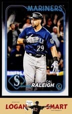 2024 Topps Japan Edition Base Set Cal Raleigh #106 card