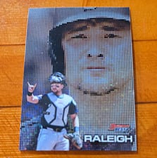 2025 Bowman's Best Pixel Portraits Cal Raleigh #P-11 card