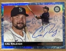 2025 Topps Chrome Platinum Autographs Cal Raleigh #CPA-CR