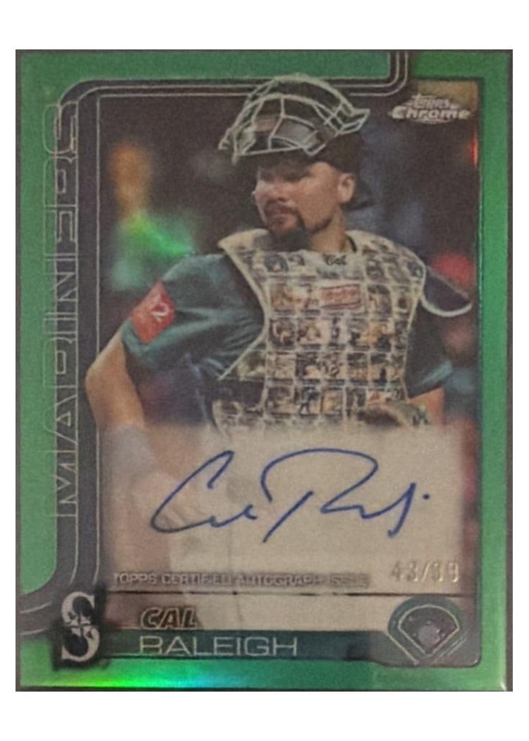2025 Topps Chrome Update Autographs Cal Raleigh #AC-CR