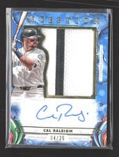 2025 Topps Inception Inception Autograph Jumbo Patch Cal Raleigh #IAJP-CR