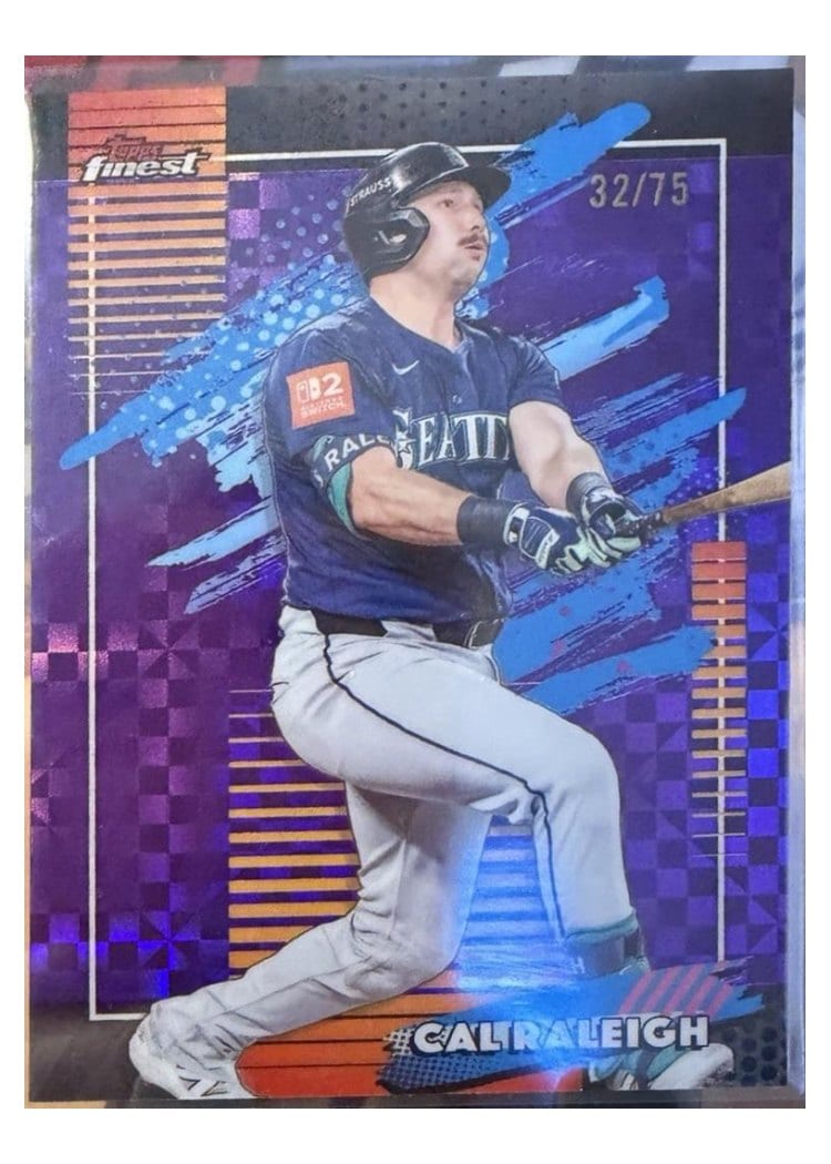 2026 Topps Finest Cal Raleigh #167 card