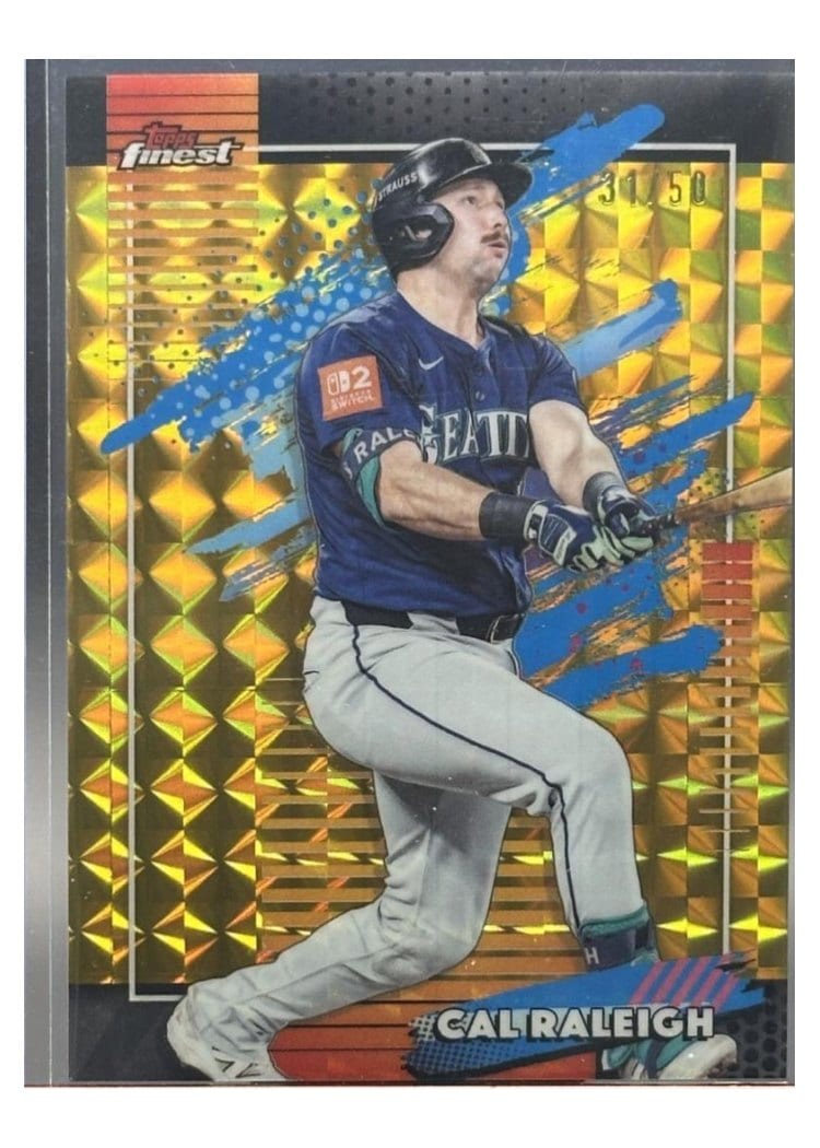 2026 Topps Finest Cal Raleigh #167 card