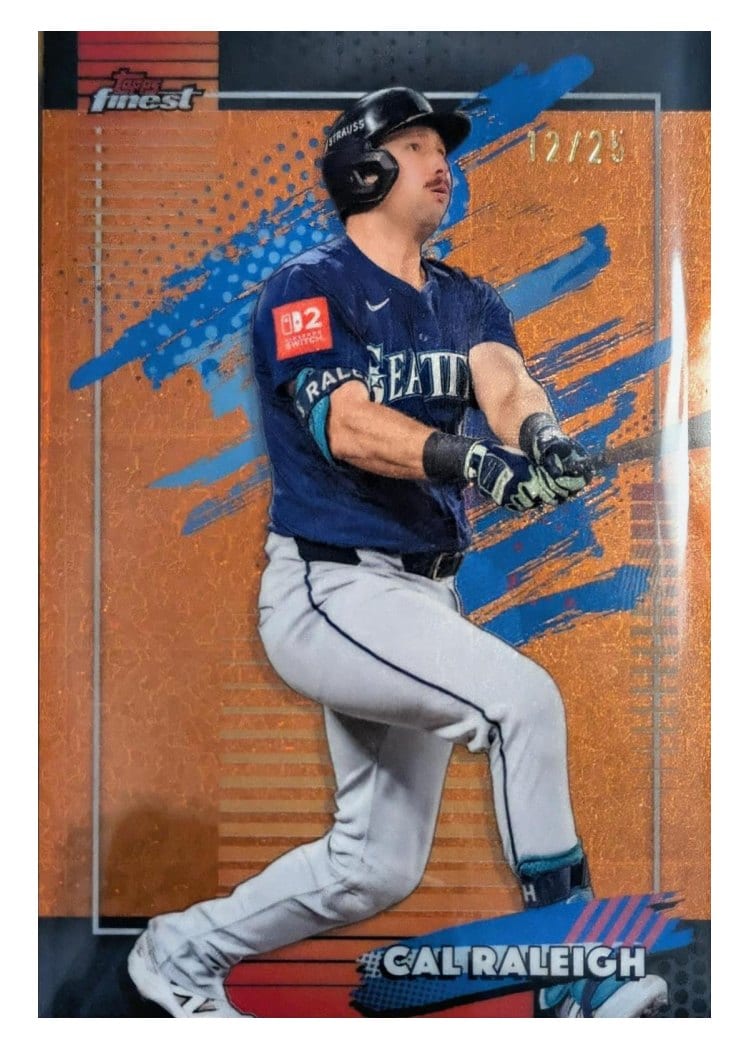 2026 Topps Finest Cal Raleigh #167 card