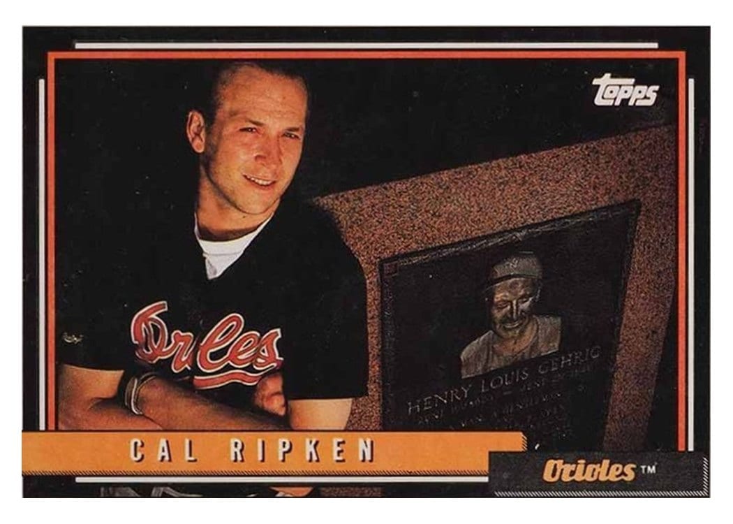 1992 Topps Base Set Cal Ripken #40 card