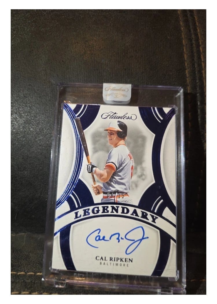 2025 Panini Flawless Legendary Signatures Cal Ripken #16 card