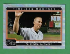 2025 Panini Three and Two Timeless Moments Cal Ripken #17 card