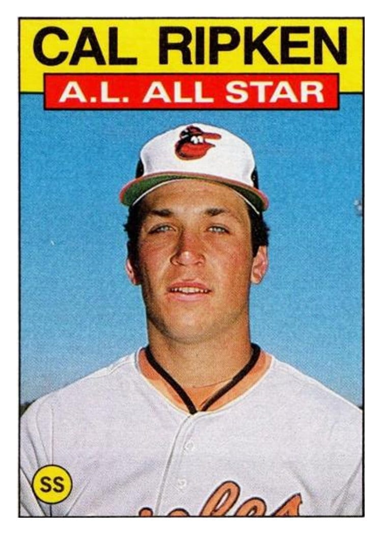 1986 Topps Cal Ripken Jr. #715 card