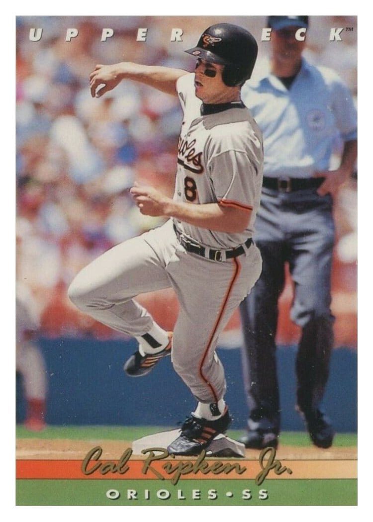 1993 Upper Deck Base Set Cal Ripken Jr. #585 card