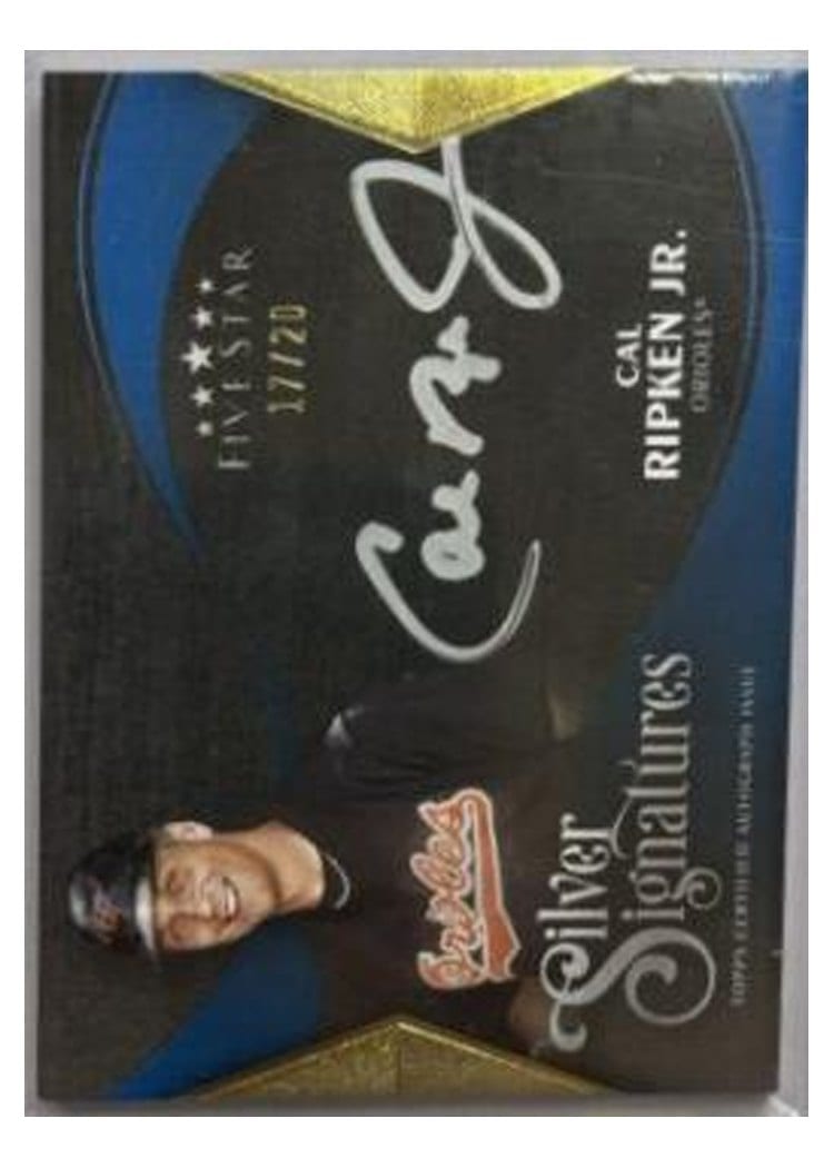 2024 Topps Five Star Silver Signatures Autographs Cal Ripken Jr. #SS-CRJ card