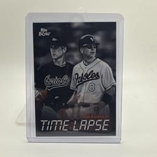 2025 Topps Black & White Time Lapse Cal Ripken Jr. #TL8 card