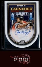 2025 Topps Cosmic Chrome Launched Into Orbit Autographs Cal Ripken Jr. #LIOA-CR card
