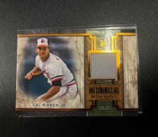 2025 Topps Museum Collection Meaningful Material Relics Cal Ripken Jr. #MMR-CR card