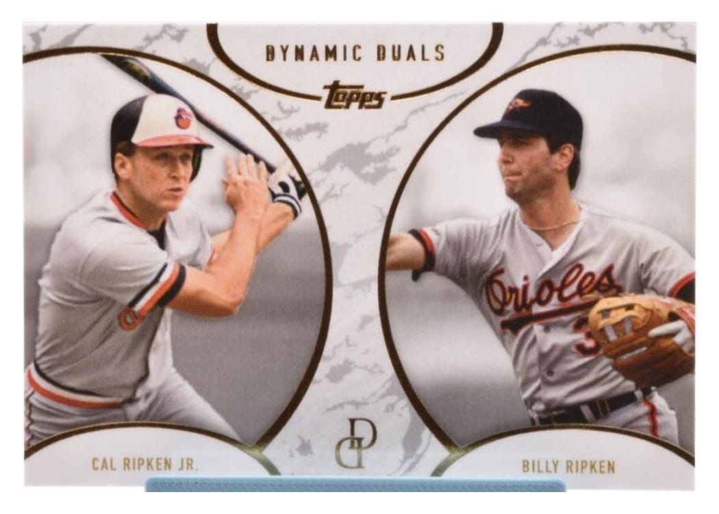 2025 Topps Dynamic Duals Base Set Cal Ripken Jr. / Billy Ripken #12 card